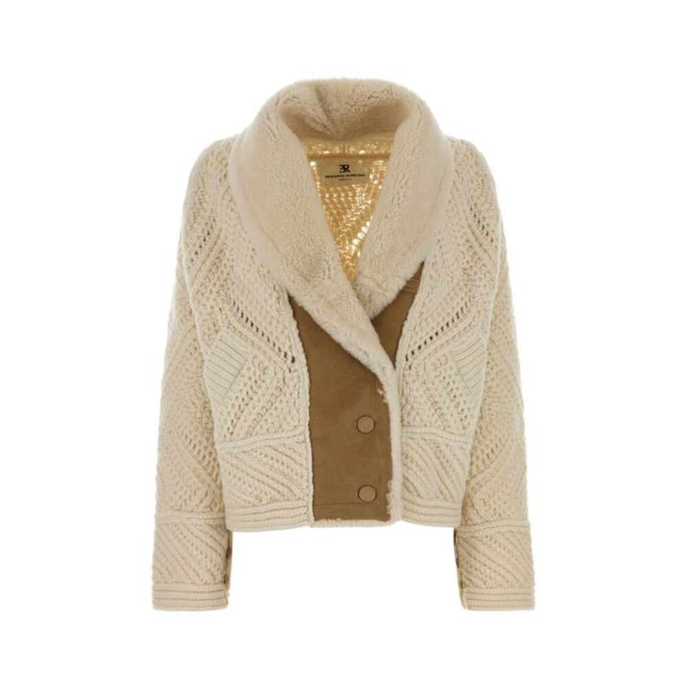 Ermanno Scervino Women Ivory Wool Cardigan
